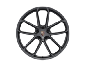 Rear 22-inch GT Design Alloy wheel, in Vesuvius Grey. Porsche 9YA / 9YB Cayenne - 9Y3601025BAOU9, 9Y3601025APOU9